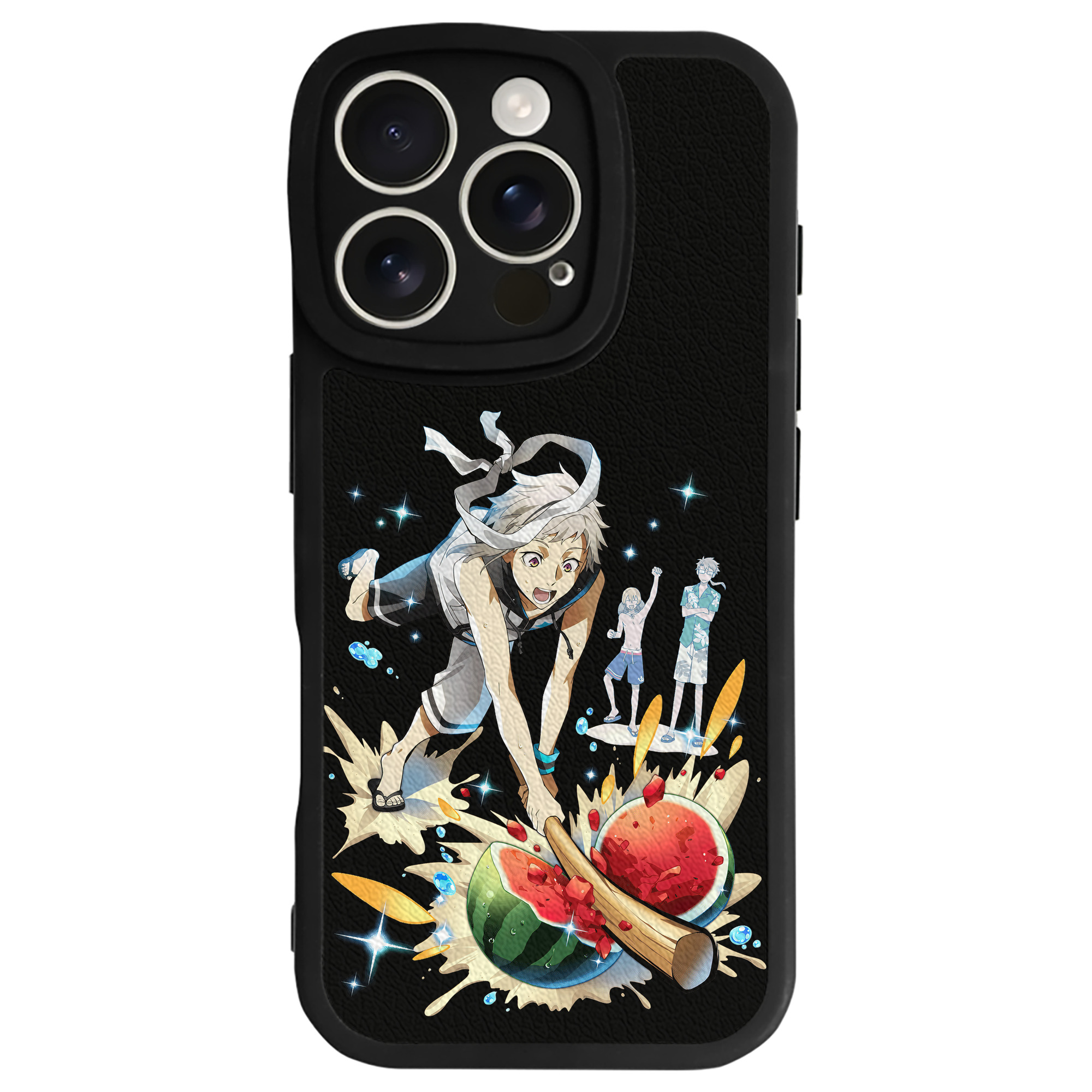 （画像用） 文豪ストレイドッグス Bungo Stray Dogs 【iPhone 16シリーズ対応】シリコンスマホケース（レザー調） 材質：シリコン